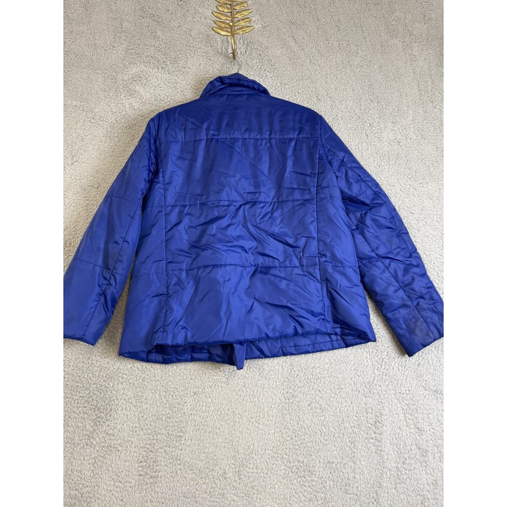 Simply Vera Vera Wang Jacket Womens Medium Blue Quilted Puffer Winter Coat - Picture 9 of 15